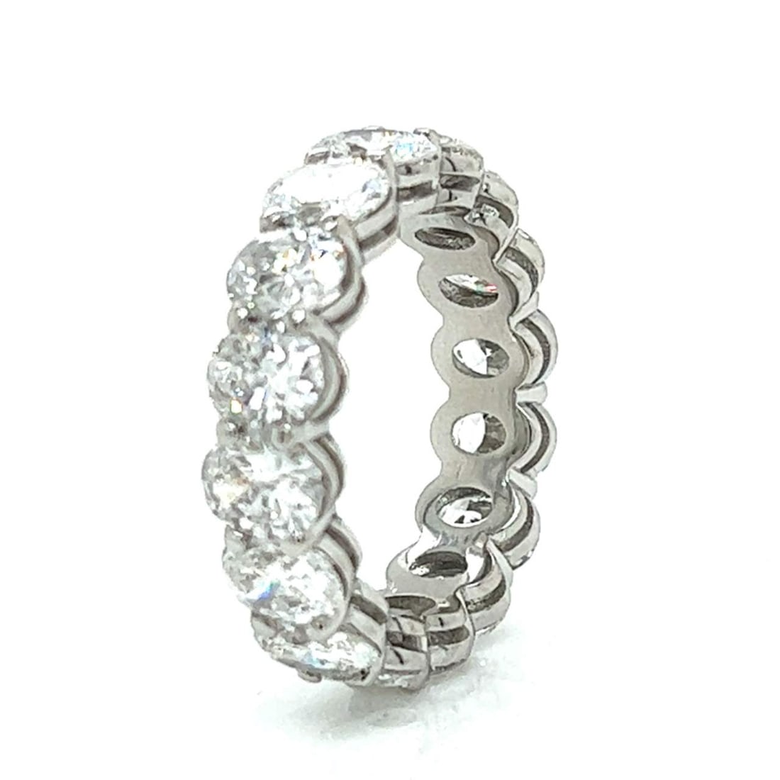 Platinum 7.30 Ct. Diamond Eternity Ring - 2