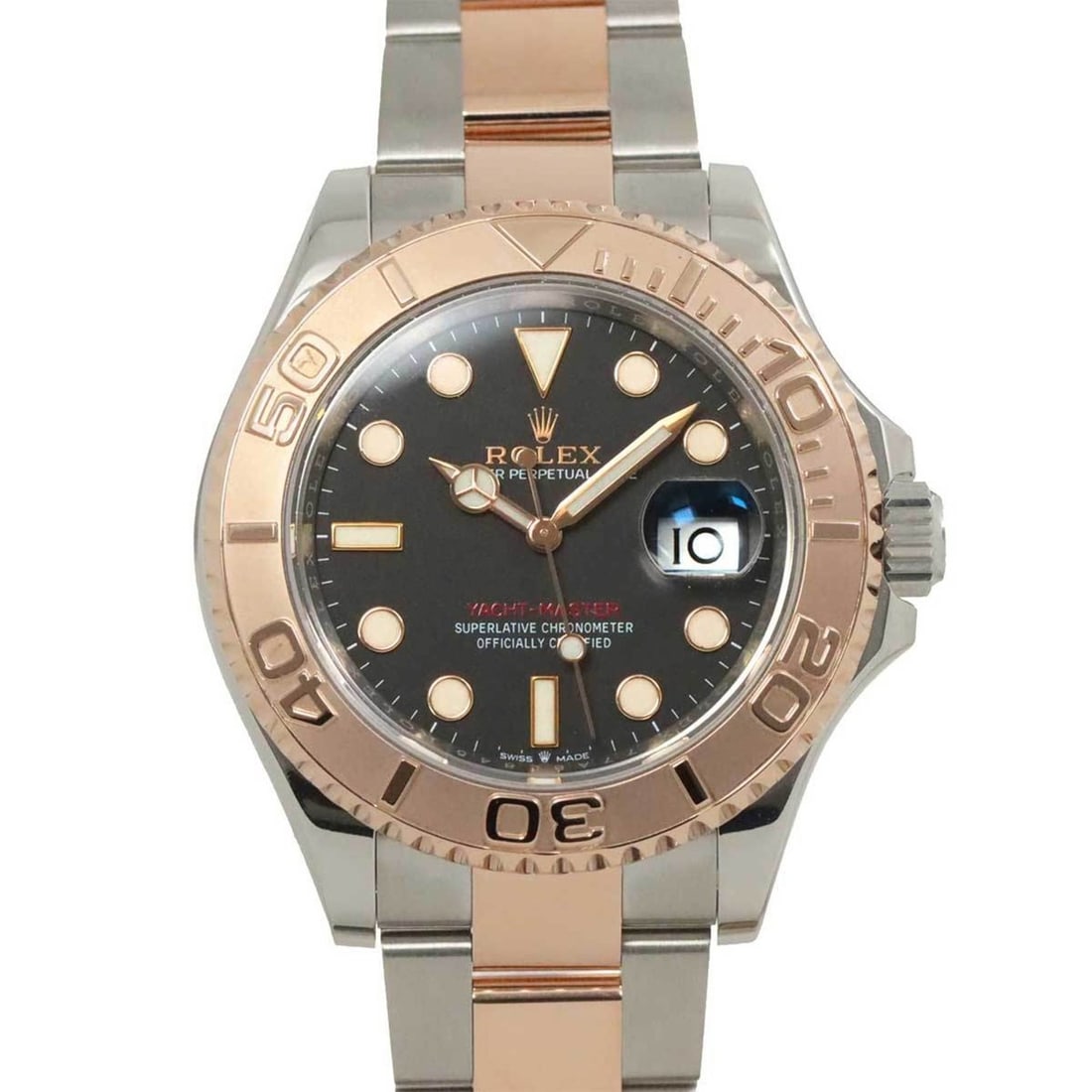 Rolex ROLEX Yacht-Master 40 Combi 126621 Random Roulette Men's Watch Date Black K18PG Pink Gold: --- Catalog ---Category: SizeWrist Size: 18.5cm / 7.28''Case Diameter: 47mm / 1.85''Category: DesignType: WristwatchGender: MenDisplay: AnalogColor (Dial): BlackMaterial (Band): Stainless