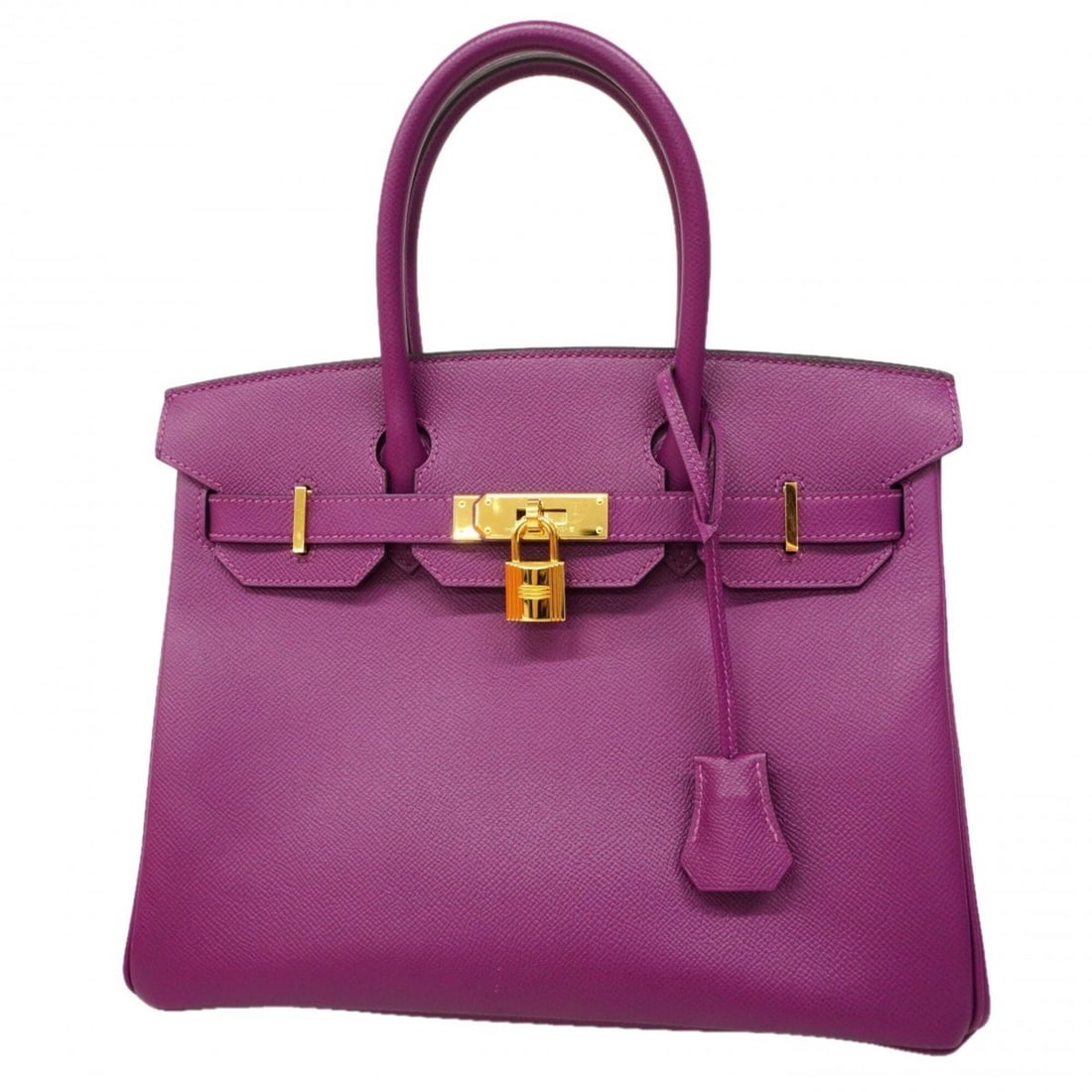Hermes Birkin 30 Handbag, Veau Epsom Leather, Anemone, D Stamp, Women's, P2804273: --- Catalog ---Category: SizeSize (HxWxD): 24cm x 30cm x 16cm / 9.44'' x 11.81'' x 6.29''Category: DesignType: HandbagColor: AnemoneGender: WomenMaterial: Epsom leather Hardware Color: GoldCategory: