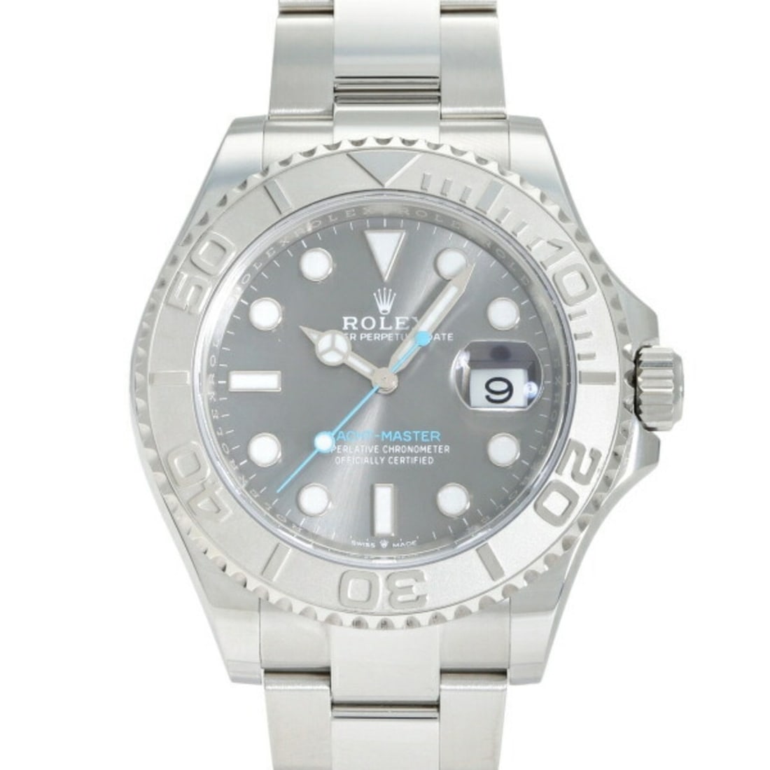 ROLEX Yacht-Master 40 126622 Slate Dial Men's Watch __: --- Catalog ---Category: SizeWrist Size: 19cm / 7.48''Case Diameter: 40mm / 1.57''Category: DesignType: WristwatchGender: MenMaterial (Band): Platinum, Stainless steelMaterial (Case): Platinum, Stainl