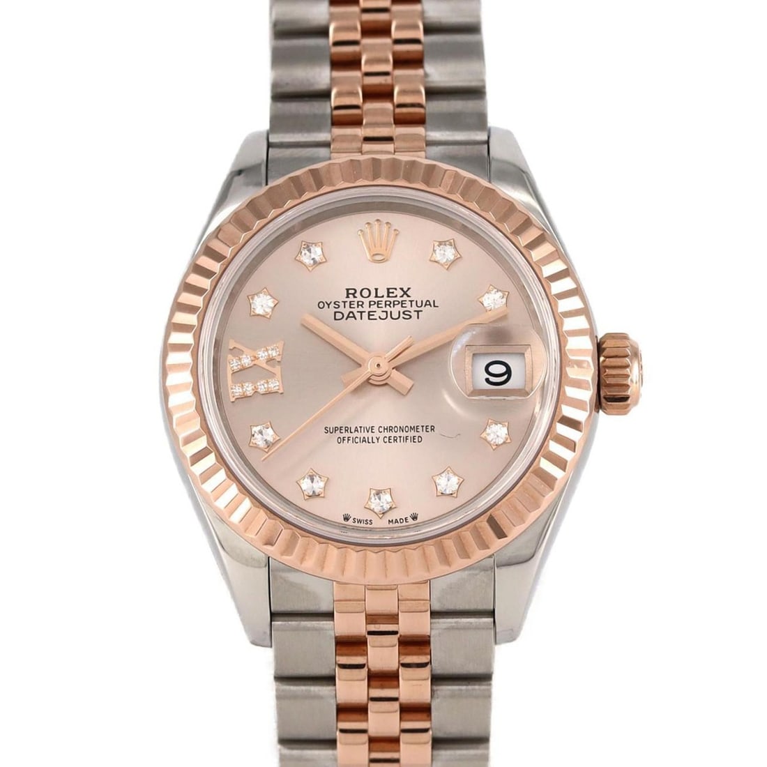 Rolex Datejust 279171G SSxPG Watch Automatic Random Number: --- Catalog ---Category: SizeWrist Size: 16cm / 6.29''Case Diameter: 28mm / 1.1''Category: DesignType: WristwatchGender: WomenColor (Dial): PinkMaterial (Band): Pink gold, Stainless steelMaterial (Cas