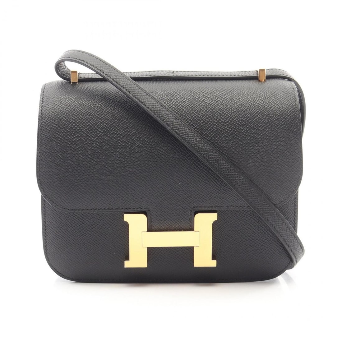 Hermes Constance 3 Mini Shoulder Bag/Handbag, Leather, Veau Epsom, Black, Women's. (1 of 12)