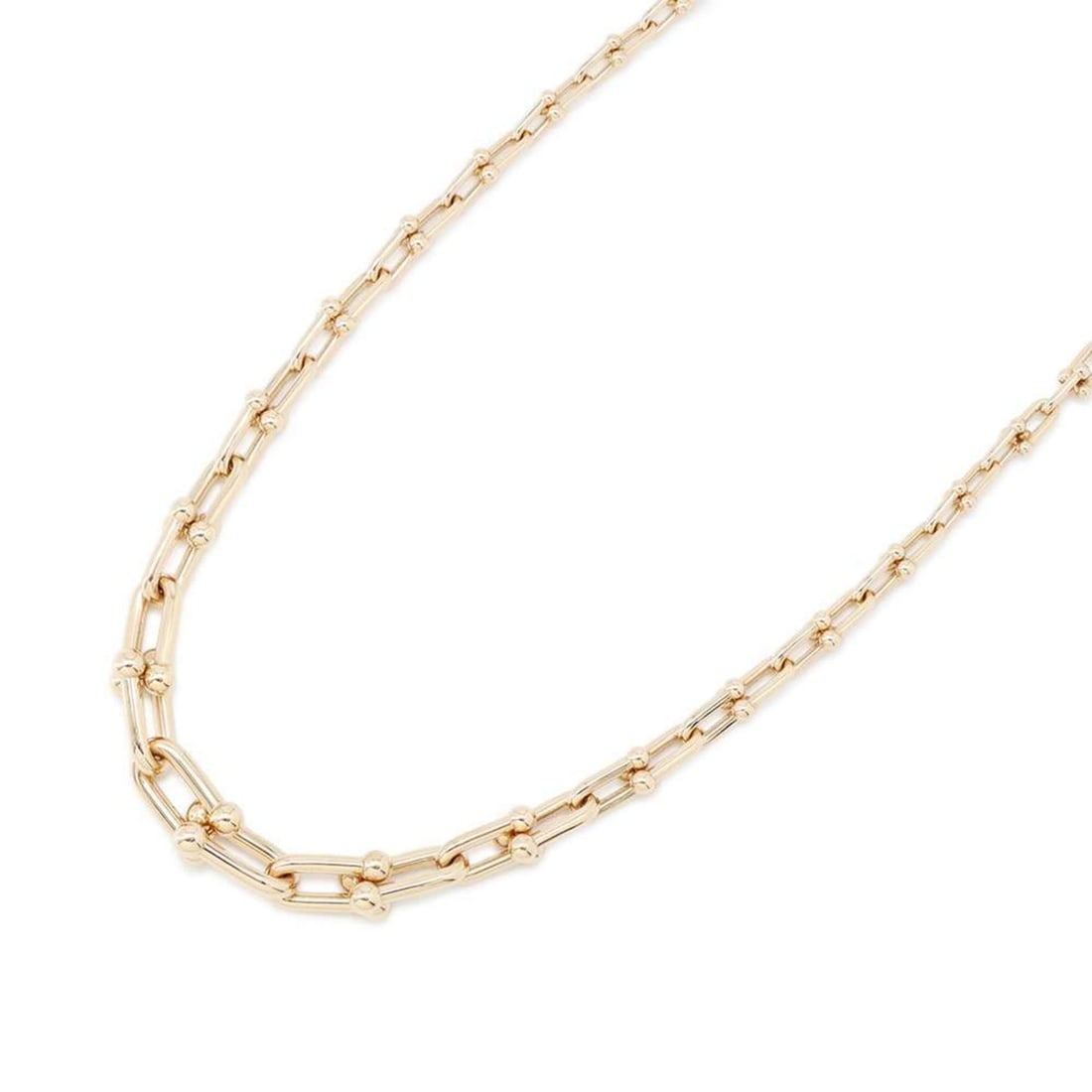 Tiffany Necklace Hardware Graduated Link K18PG Pink Gold 63008958 & Co. (1 of 14)