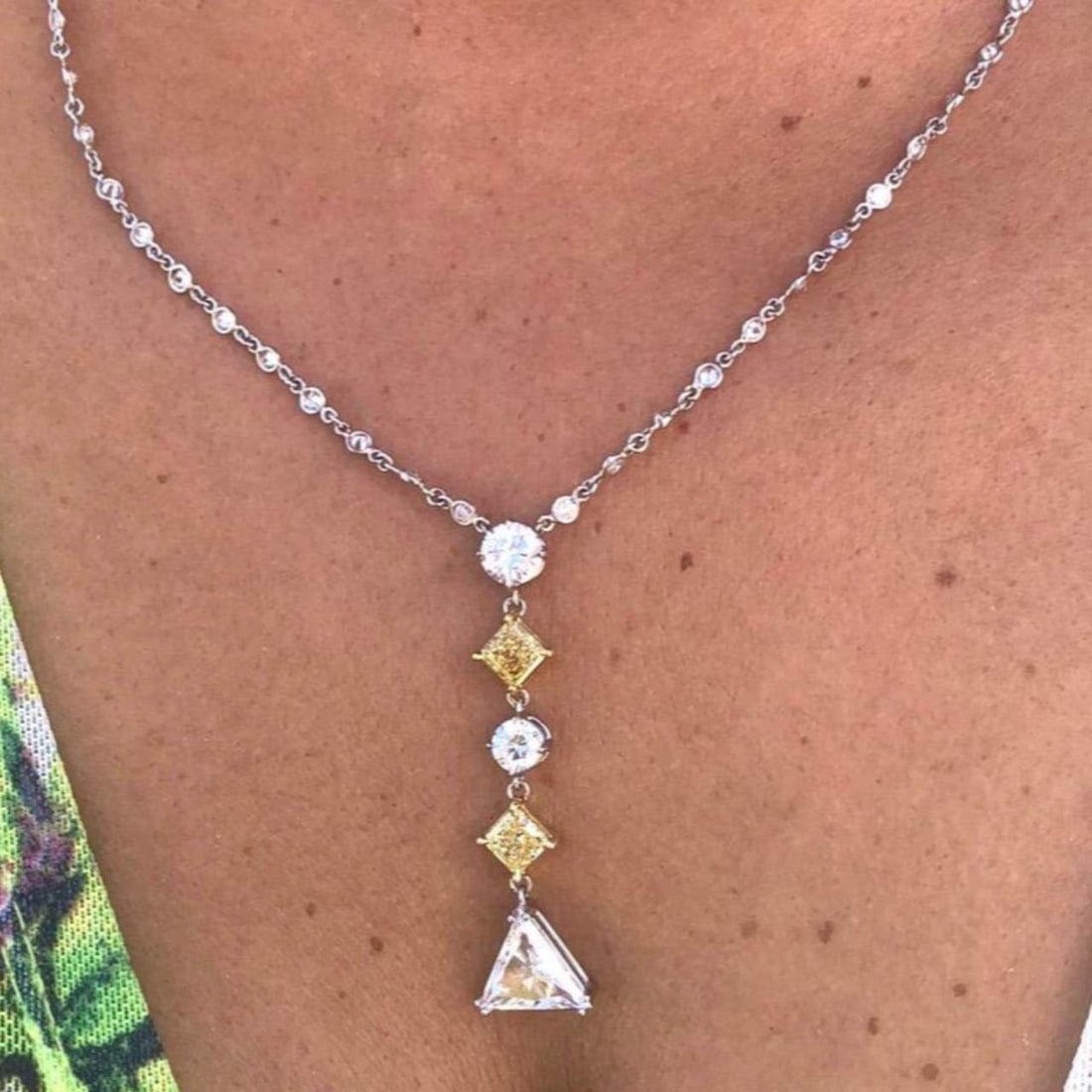 7.95 Ct Diamonds by the Yard Necklace (1 of 8)