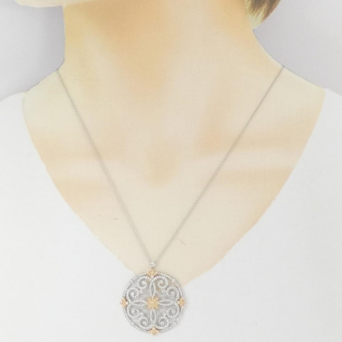 Tiffany Scroll Necklace - 6
