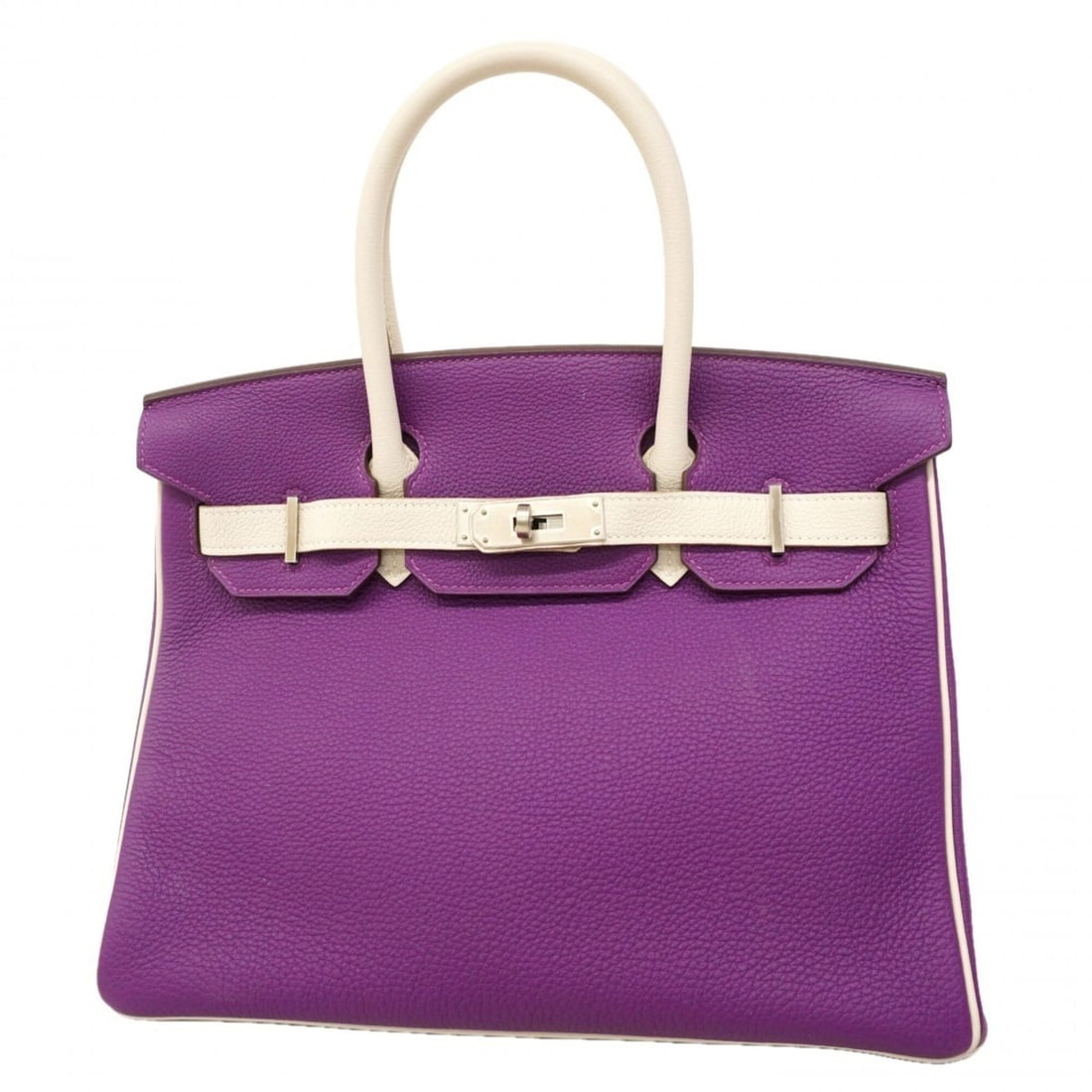 Hermes Birkin 30 Special Order Togo Anemone Craie Handbag (C Stamp) - Ladies: --- Catalog ---Category: SizeSize (HxWxD): 22cm x 30cm x 15.5cm / 8.66'' x 11.81'' x 6.1''Category: DesignType: HandbagColor: AnemoneGender: WomenMaterial: Togo leather Hardware Color: