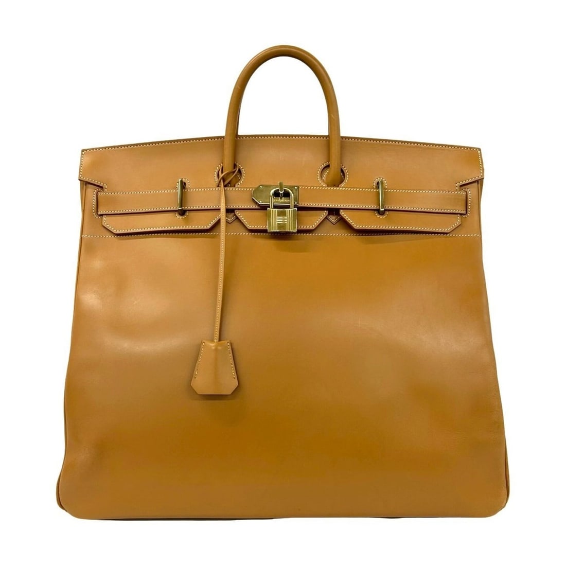HERMES Haut à Courroies 50 Vache Leather Handbag Tote Bag Beige Natural 03131: --- Catalog ---Category: SizeSize (HxWxD): 46cm x 50cm x 26cm / 18.11'' x 19.68'' x 10.23''Category: DesignType: Handbag, Tote bagColor: BeigeGender: WomenMaterial: Vache leather Category: