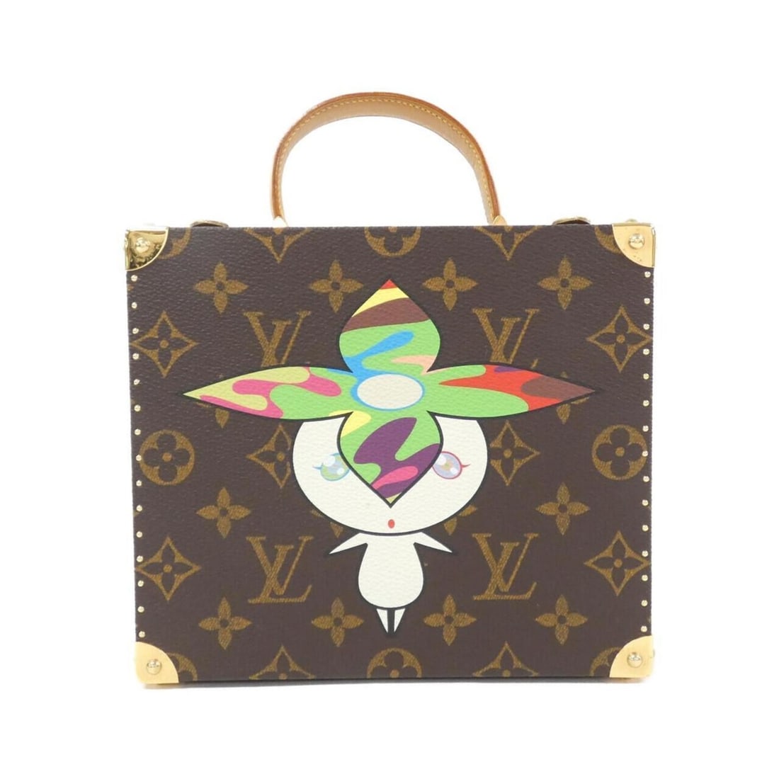 Louis Vuitton Monogram (Murakami) Hard Case Flower Batman M92475 Handbag: --- Catalog ---Category: DesignType: HandbagColor: Marron, MonogramGender: WomenMaterial: Monogram Category: GeneralBrand: Louis Vuitton--- Item List ---Section: ConditionRanking: Rank A Used - A few 