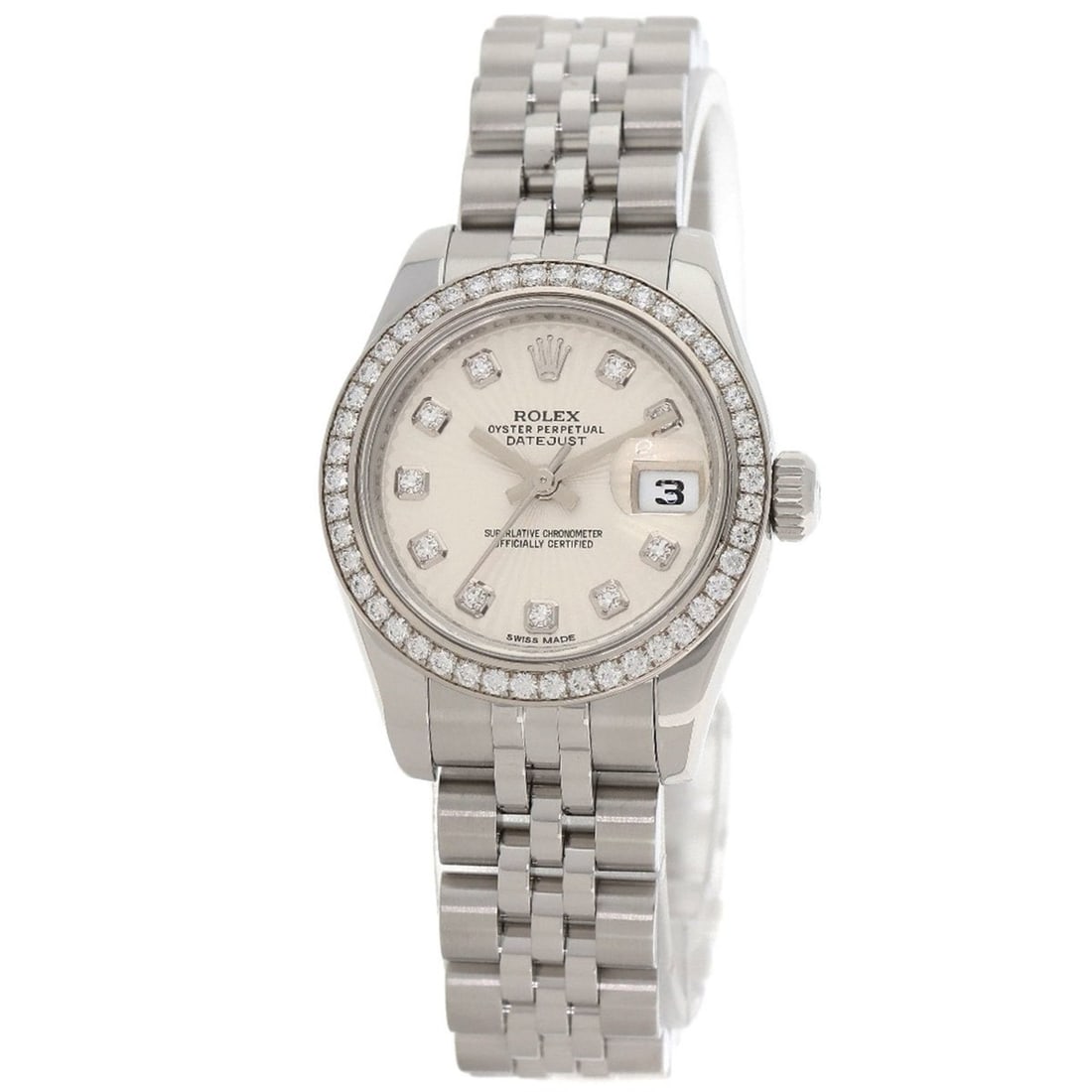 Rolex 179384G Datejust 10-Piece Diamond Bezel Watch in Stainless Steel/SS/18K White Gold with (1 of 20)