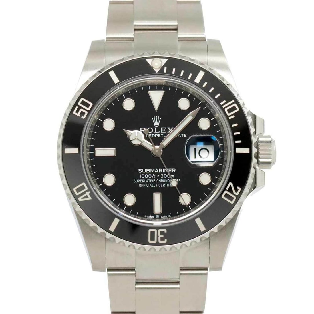 Rolex ROLEX Submariner Date 126610LN Random Number Roulette Men's Watch Black Automatic Ceramic: --- Catalog ---Category: SizeWrist Size: 19.5cm / 7.67''Case Diameter: 41mm / 1.61''Category: DesignType: WristwatchGender: MenColor (Dial): BlackMaterial (Band): Stainless steelMaterial (Case): Stain