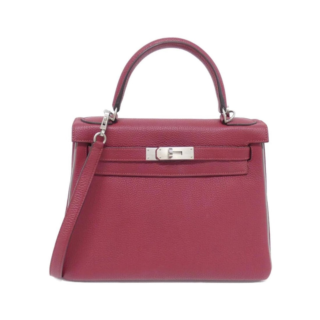 Hermes Hermès Kelly 28cm handbag: --- Catalog ---Category: SizeSize (HxWxD): 21cm x 28cm x 11cm / 8.26'' x 11.02'' x 4.33''Category: DesignType: HandbagColor: Rouge GrenatGender: WomenMaterial: Togo leather Hardware Color: