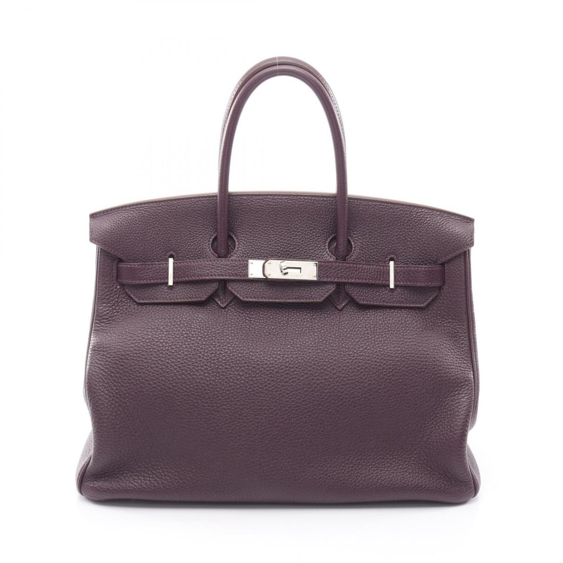 Hermes Birkin 35 Raisin Handbag, Leather, Togo Women's, Purple, 027767CK-59: --- Catalog ---Category: SizeSize (HxWxD): 28cm x 35cm x 18cm / 11.02'' x 13.77'' x 7.08''Category: DesignType: HandbagColor: Purple, RaisinGender: WomenMaterial: Togo leather , Leather Hardware Color