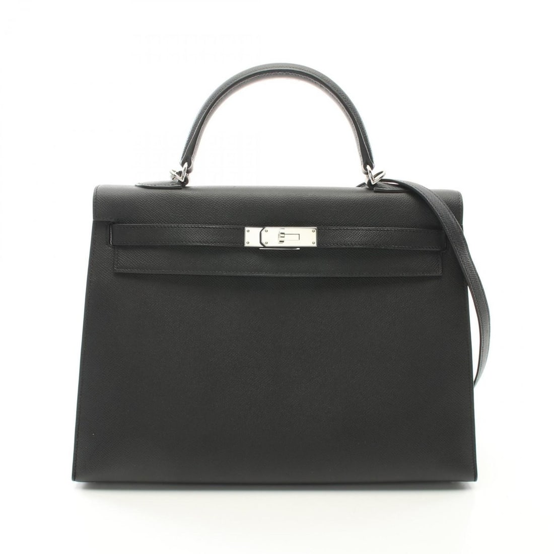 Hermes HERMES Kelly 35 Handbag Bag Epsom Leather Women's Black 042337CK: --- Catalog ---Category: SizeSize (HxWxD): 25cm x 35cm x 12cm / 9.84'' x 13.77'' x 4.72''Category: DesignType: HandbagColor: BlackGender: WomenMaterial: Epsom leather Hardware Color: SilverCategory: G