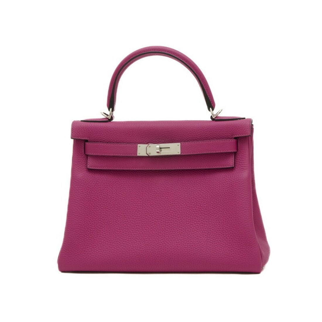 Hermes Kelly 28 Inner Stitching Handbag Togo Rose Purple C Stamp: --- Catalog ---Category: SizeSize (HxWxD): 20cm x 27.5cm x 11.5cm / 7.87'' x 10.82'' x 4.52''Category: DesignType: Handbag, Shoulder bagColor: Rose PurpleGender: WomenMaterial: Togo leather Category: 