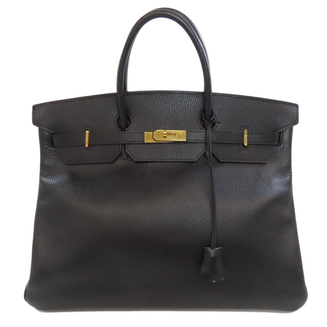 Hermes Birkin 40 Tote Bag Ardennes Women's HERMES: --- Catalog ---Category: SizeSize (HxWxD): 26cm x 40cm x 20cm / 10.23'' x 15.74'' x 7.87''Handle Length: 28cm / 11.02''Category: DesignType: Tote bagColor: BlackGender: WomenClosure: Turn lockMaterial