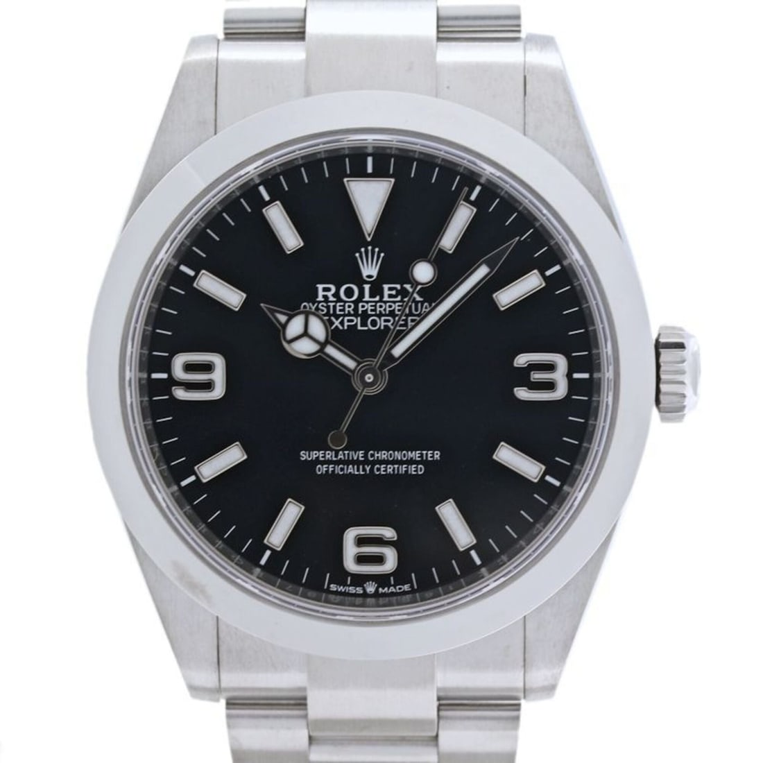 ROLEX Explorer 40 224270 Men's Watch SS 40371: --- Catalog ---Category: SizeWrist Size: 18.5cm / 7.28''Case Diameter: 40mm / 1.57''Category: DesignType: WristwatchGender: MenColor (Dial): BlackMaterial (Band): Stainless steelMaterial (Case): Stain