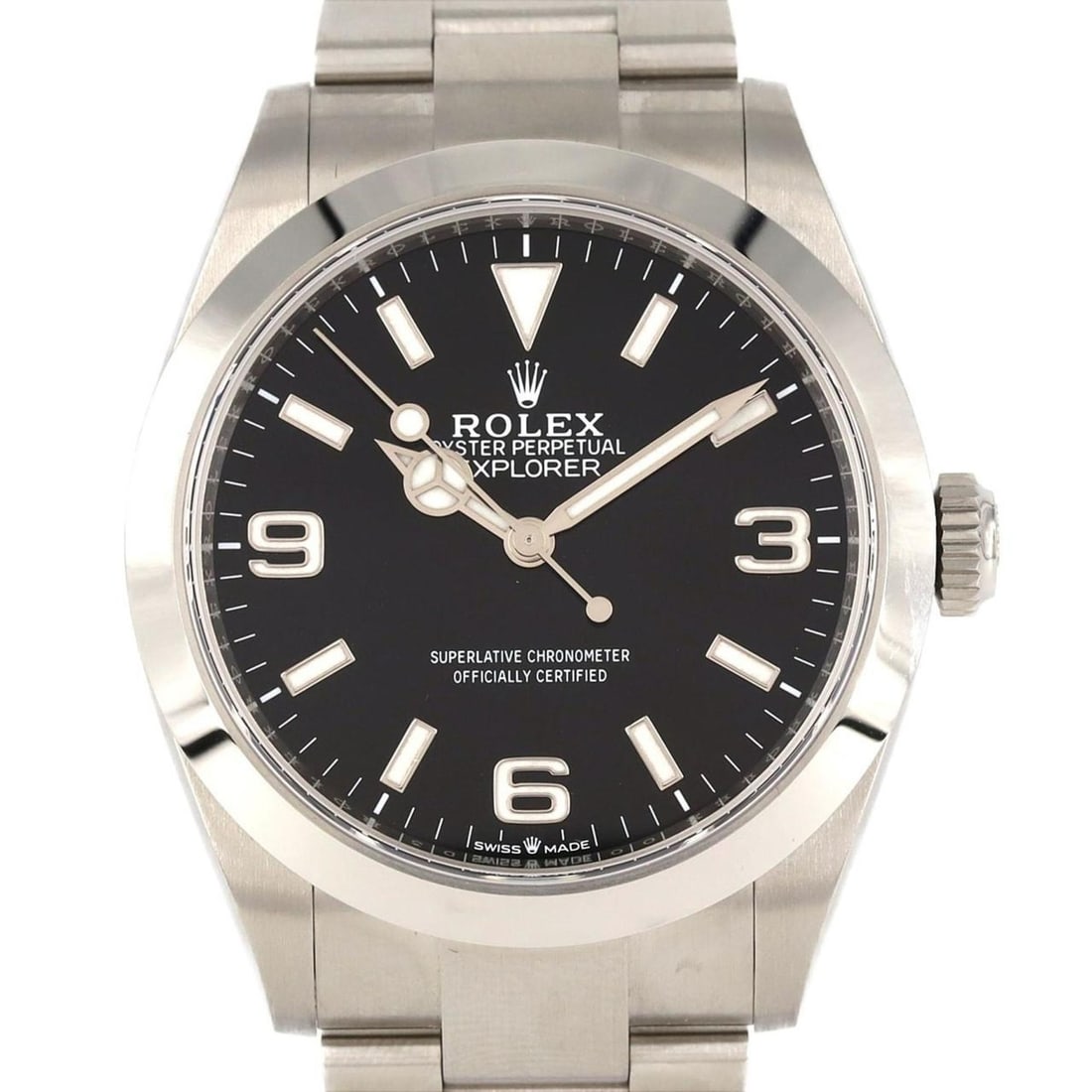 Rolex Explorer I 224270 SS Wristwatch Automatic Random Number: --- Catalog ---Category: SizeWrist Size: 19.5cm / 7.67''Case Diameter: 40mm / 1.57''Category: DesignType: WristwatchGender: MenColor (Dial): BlackMaterial (Band): Stainless steelMaterial (Case): Stain