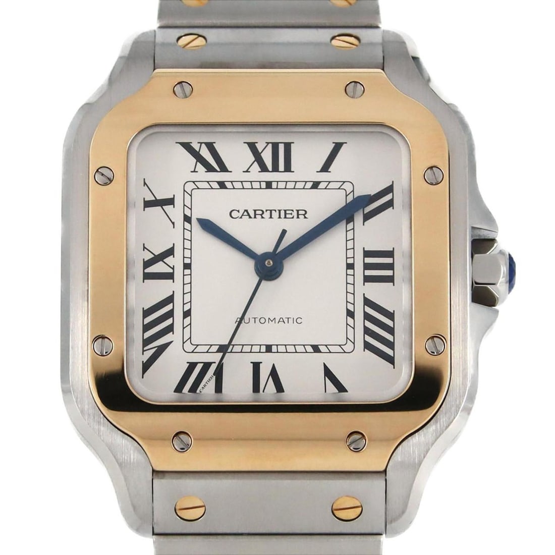 Cartier Santos de MM Combi W2SA0007 SSxYG Automatic Watch (1 of 12)