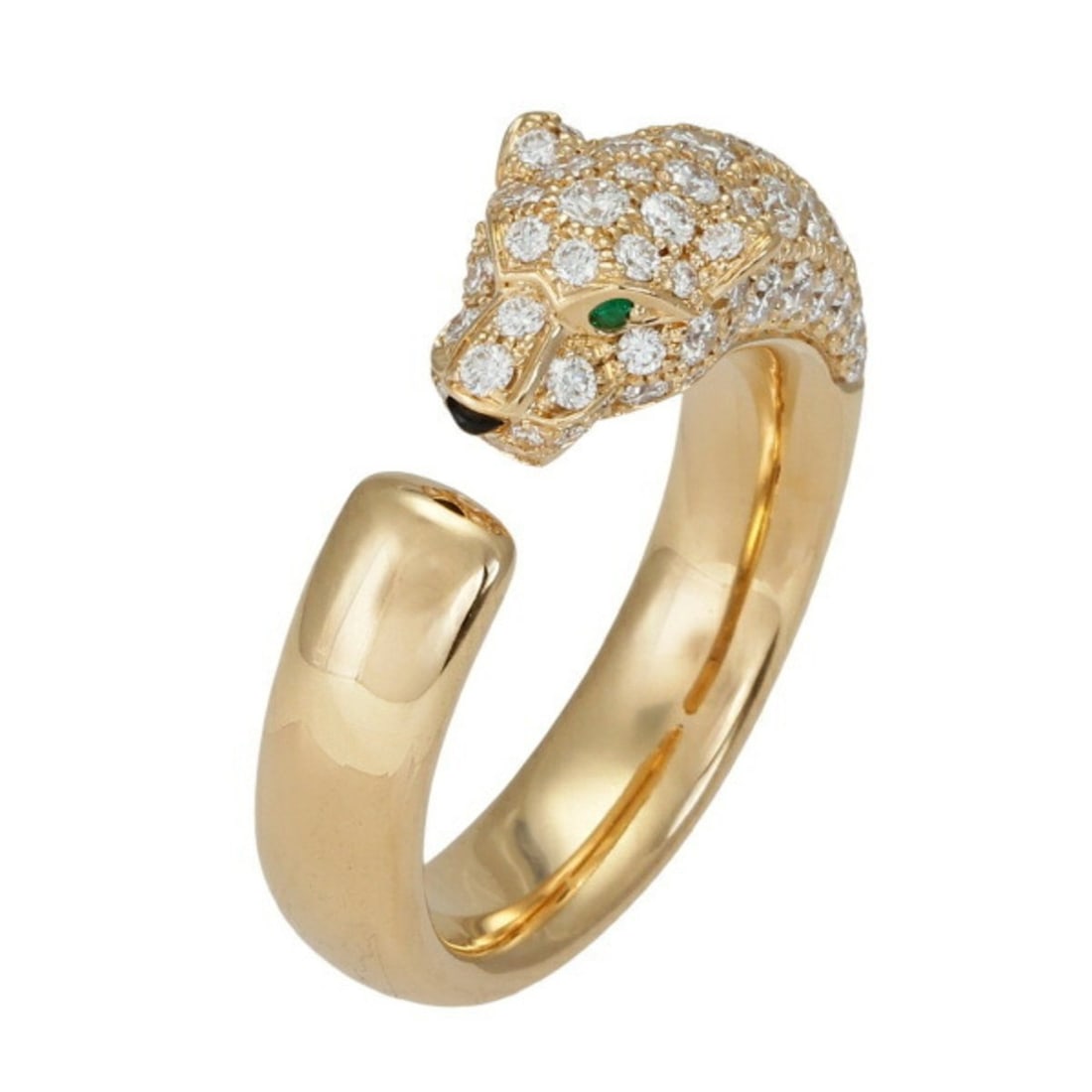 Cartier Panthere K18YG Yellow Gold Ring (1 of 12)