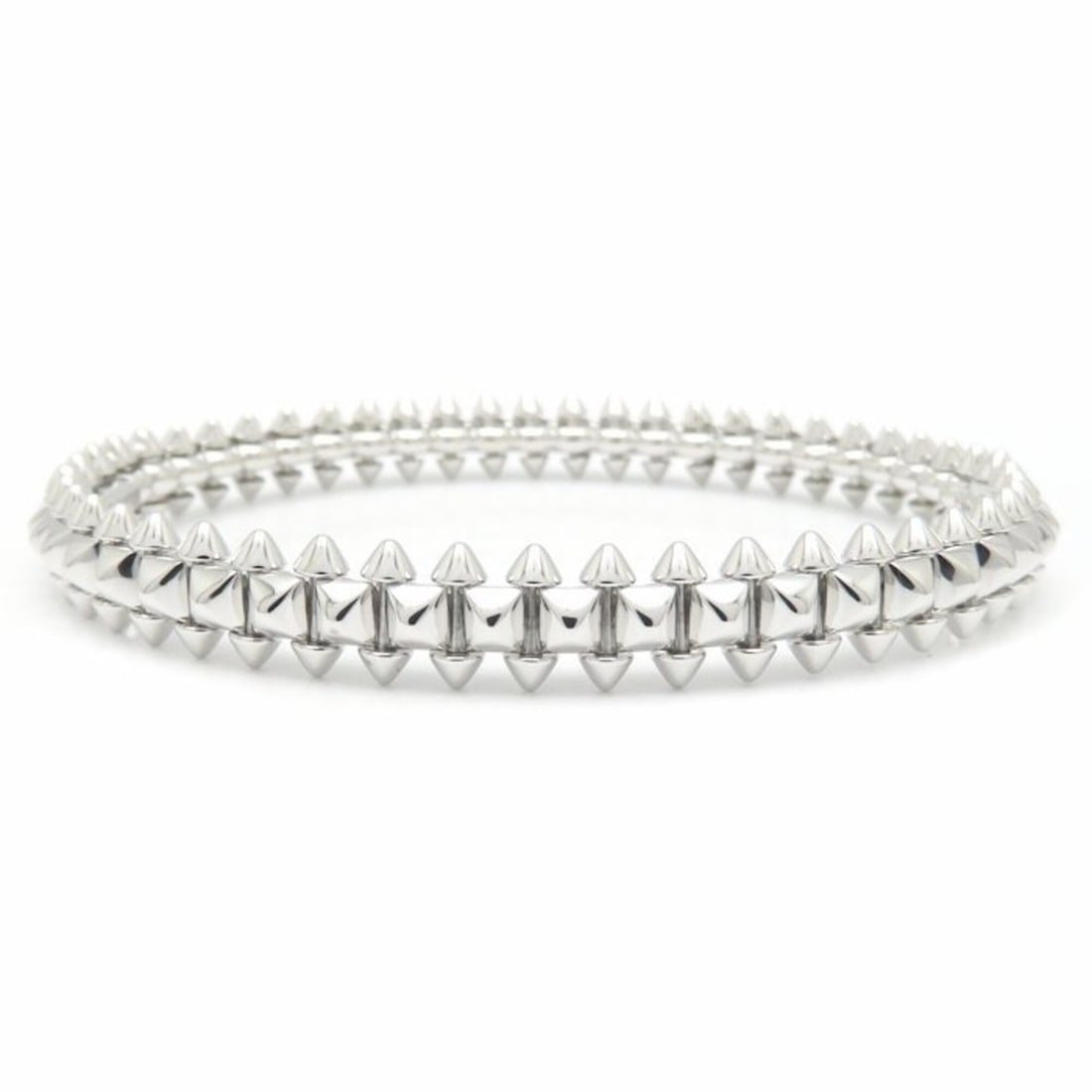CARTIER Cartier Clash de MM Bracelet #18 18KWG Women's B6065700 295431 (1 of 8)