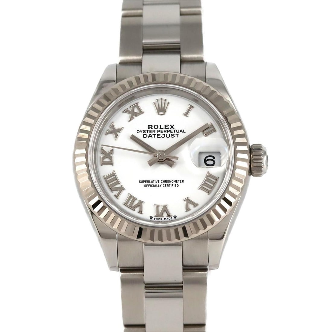 Rolex Datejust 279174?3 SSxWG Watch Automatic Winding Random Number: --- Catalog ---Category: SizeWrist Size: 15.5cm / 6.1''Case Diameter: 28mm / 1.1''Category: DesignType: WristwatchGender: WomenColor (Dial): WhiteMaterial (Band): Stainless steelMaterial (Case):