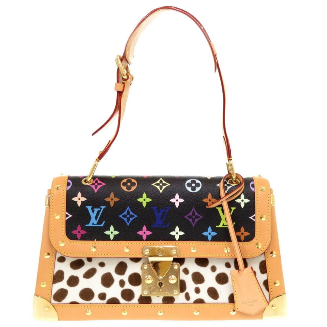 Louis Vuitton Sac Dalmatian Monogram Multicolor Pony Noir M92825 Shoulder Bag Handbag LV 1144-4: --- Catalog ---Category: SizeSize (HxWxD): 17.5cm x 31cm x 9.5cm / 6.88'' x 12.2'' x 3.74''Category: DesignType: Handbag, Shoulder bagColor: Black, Multi-color, NoirGender: WomenMaterial: Monogram