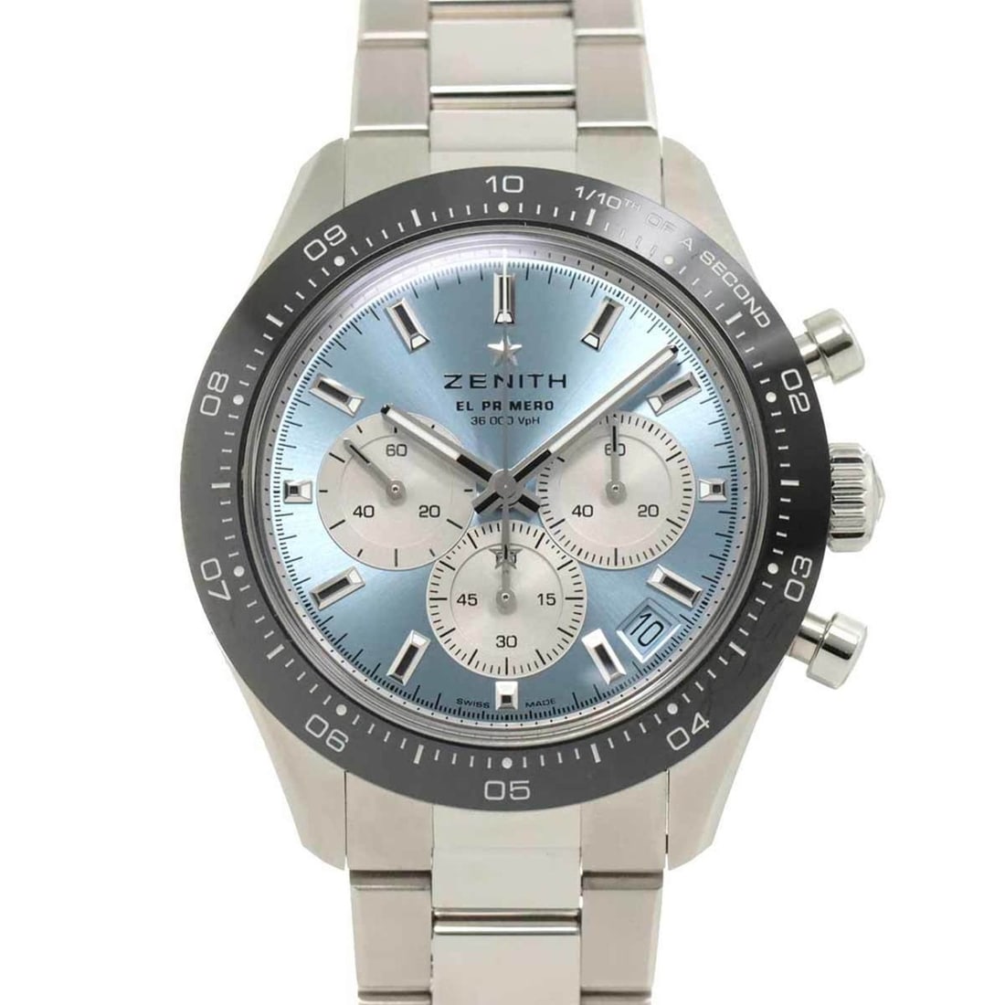 Zenith El Primero Chronomaster Sport Yoshida Special Edition 03 3106 3600 Men's Watch Date Ice Blue (1 of 11)