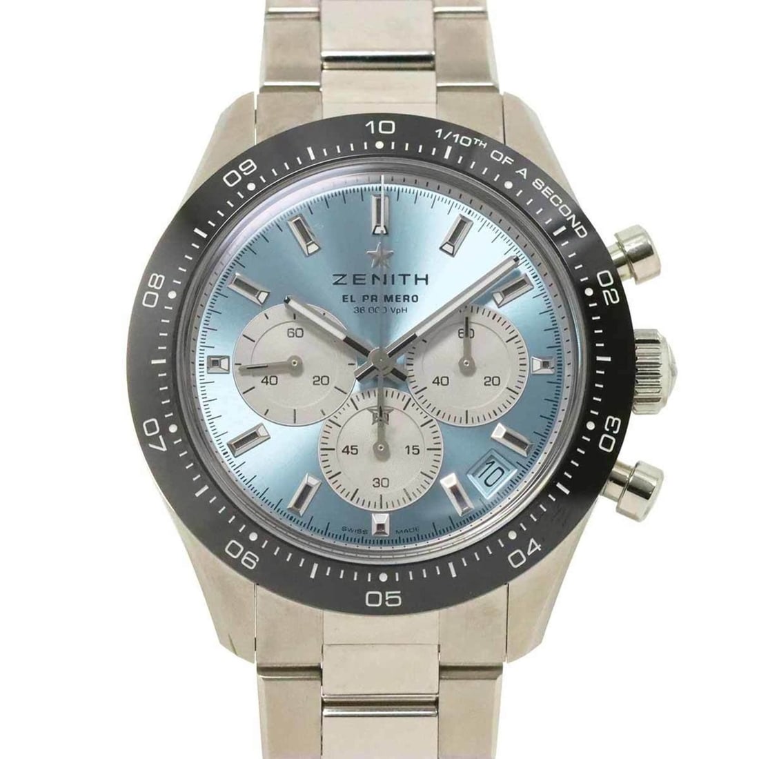 Zenith El Primero Chronomaster Sport Yoshida Special Edition 03 3106 3600 Men's Watch Date Ice Blue (1 of 7)