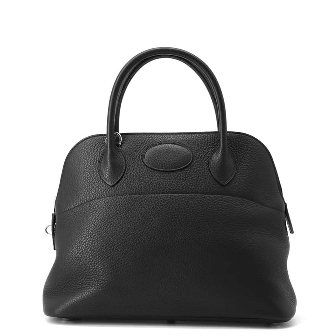 Hermes handbag Bolide 31 black Taurillon Clemence T engraved 2way shoulder: --- Catalog ---Category: SizeSize (HxWxD): 24cm x 31cm x 12cm / 9.44'' x 12.2'' x 4.72''Category: DesignType: HandbagColor: BlackGender: WomenMaterial: Taurillon clemence leather Hardware Color: Silve