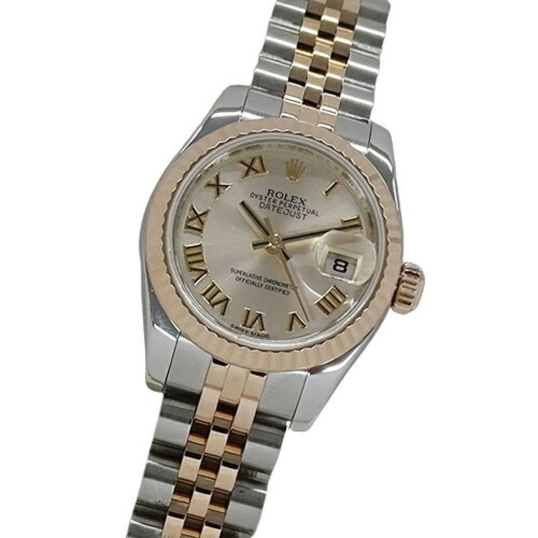 Rolex ROLEX Datejust 179171 Random Number Watch Ladies Automatic AT Stainless Steel SS Pink Gold PG (1 of 16)
