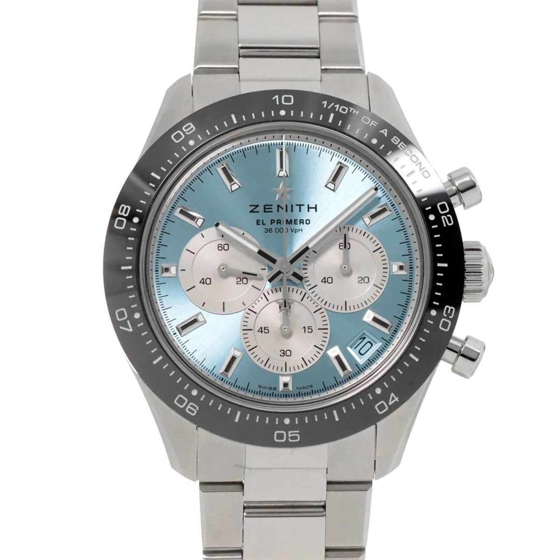 Zenith El Primero Chronomaster Sport Yoshida Special Edition 03 3106 3600 Men's Watch Date Ice Blue (1 of 17)
