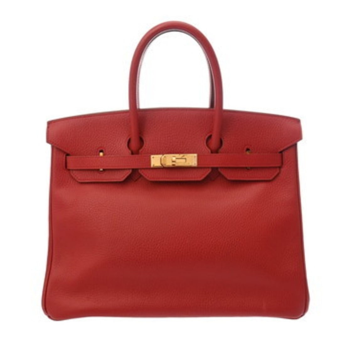 HERMES Hermès Birkin 35 Rouge Bif B Stamp (circa 1998) Unisex Ardennes Handbag: --- Catalog ---Category: SizeSize (HxWxD): 27.5cm x 34.5cm x 18cm / 10.82'' x 13.58'' x 7.08''Category: DesignType: HandbagColor: Red colorGender: Women,MenMaterial: Ardennes leather Hardware Color: G