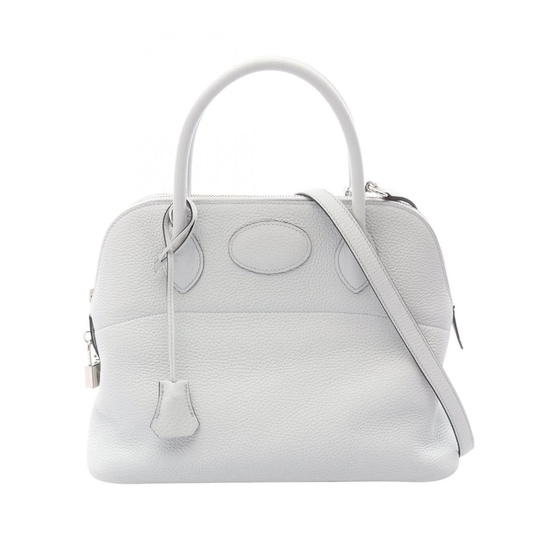 Hermes Hermès Bolide 31 handbag in Taurillon Clemence leather, blue. (1 of 10)