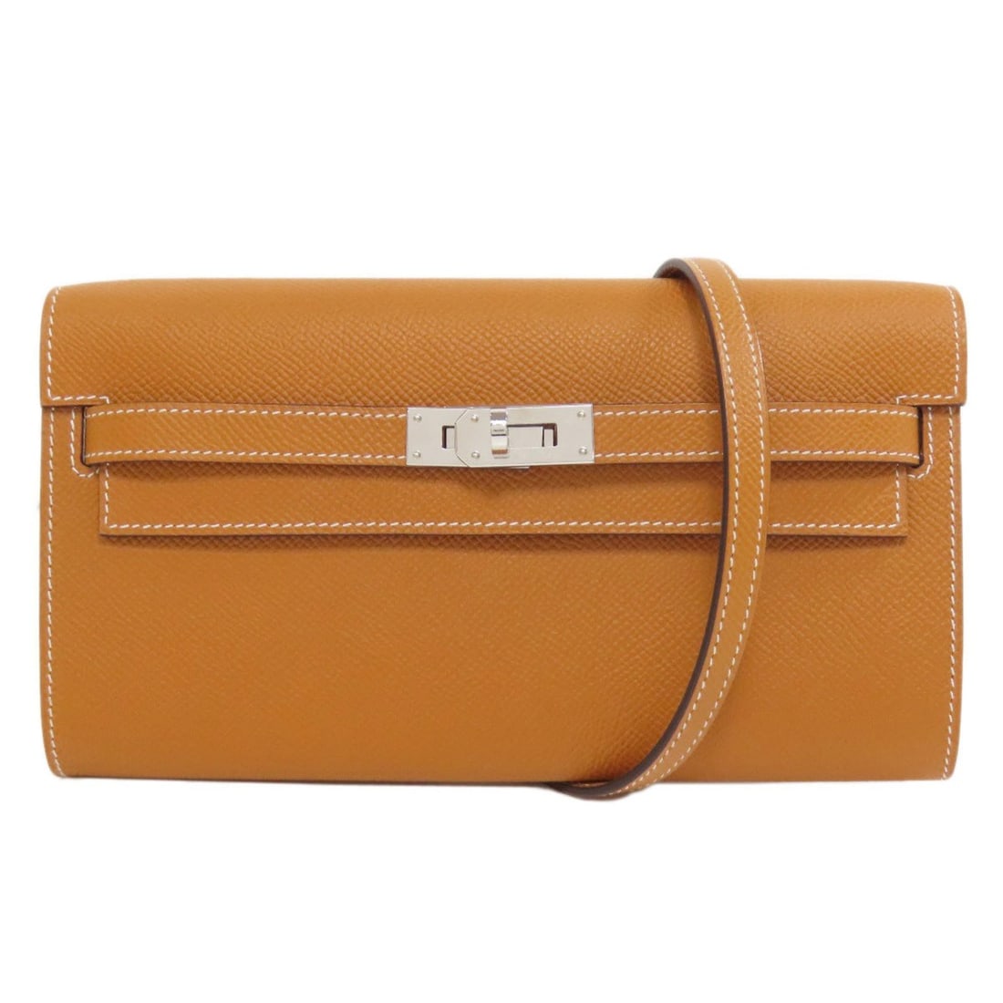 Hermes Kelly Wallet Long To Go Epson Women's: --- Catalog ---Category: SizeSize (HxWxD): 11cm x 20.5cm x 3cm / 4.33'' x 8.07'' x 1.18''Category: DesignType: Coin purse/coin caseColor: BrownGender: WomenMaterial: Epsom leather Category: GeneralBra