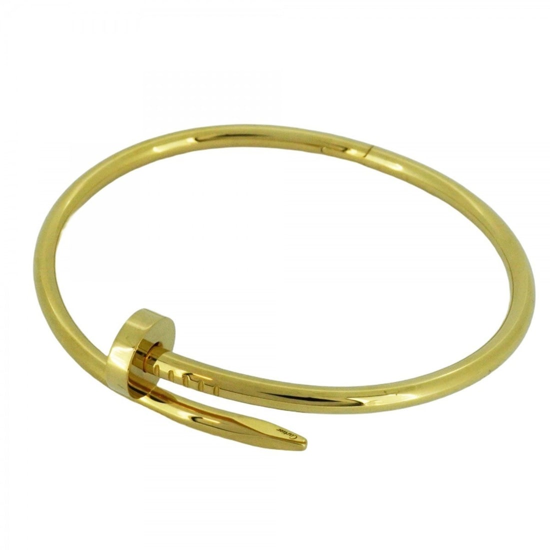 Cartier Bangle Juste Uncre K18YG Yellow Gold Men's Women's (1 of 16)