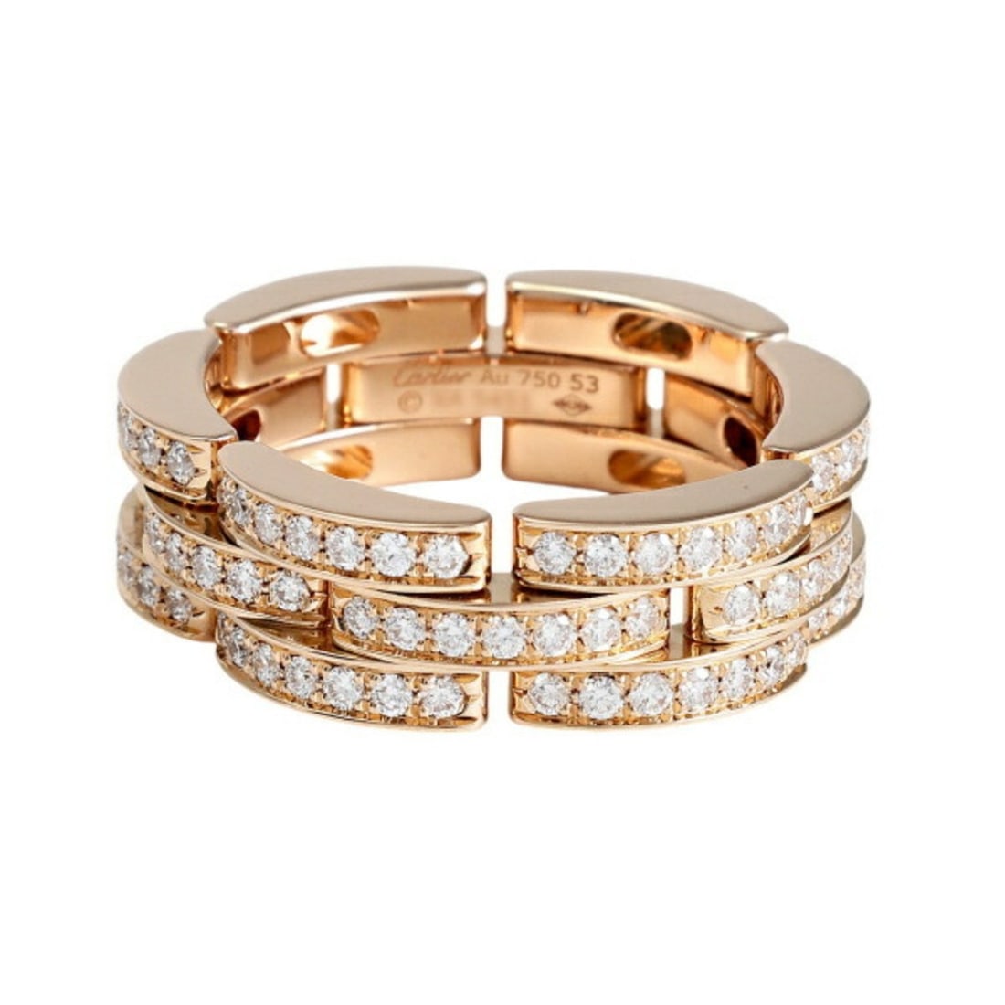 Cartier Maillon Panthere K18PG Pink Gold Ring (1 of 12)