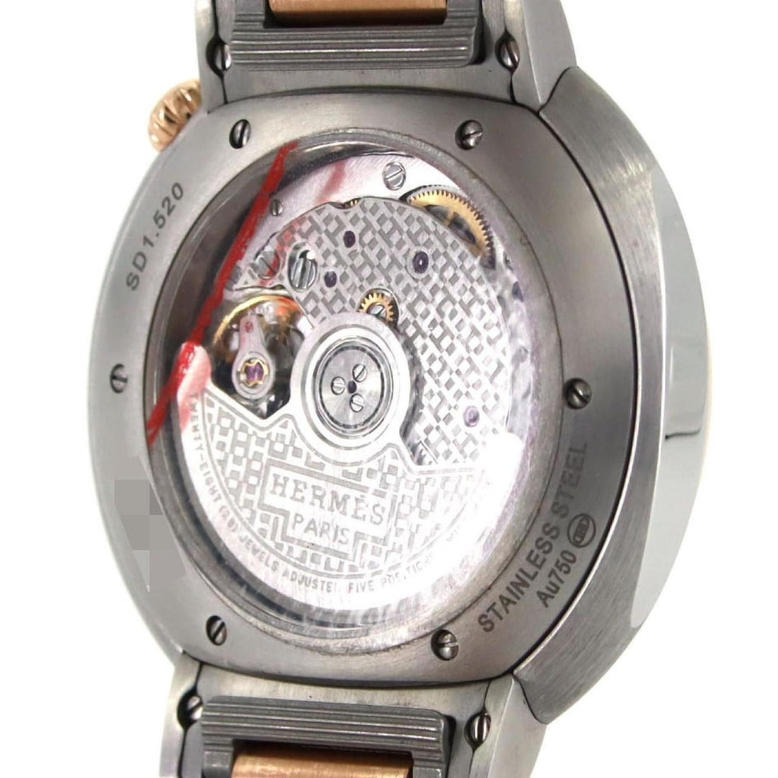 Hermès Cut PG Combination SD1.520 SSxPG Automatic Watch - 6
