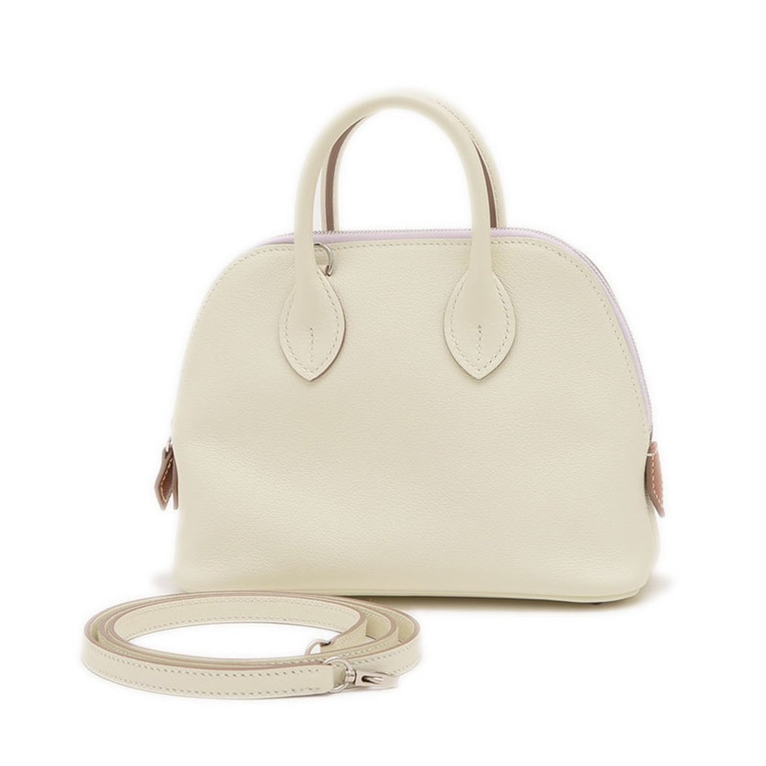 Hermes Bolide 1923 Handbag Evercolor Mushroom Mauve Gold B Stamp: --- Catalog ---Category: SizeWeight: 235g / 8.28oz.Size (HxWxD): 13.5cm x 18cm x 7cm / 5.31'' x 7.08'' x 2.75''Strap Length: 105cm / 41.33''Category: DesignType: Handbag, Shoulder bagGender: