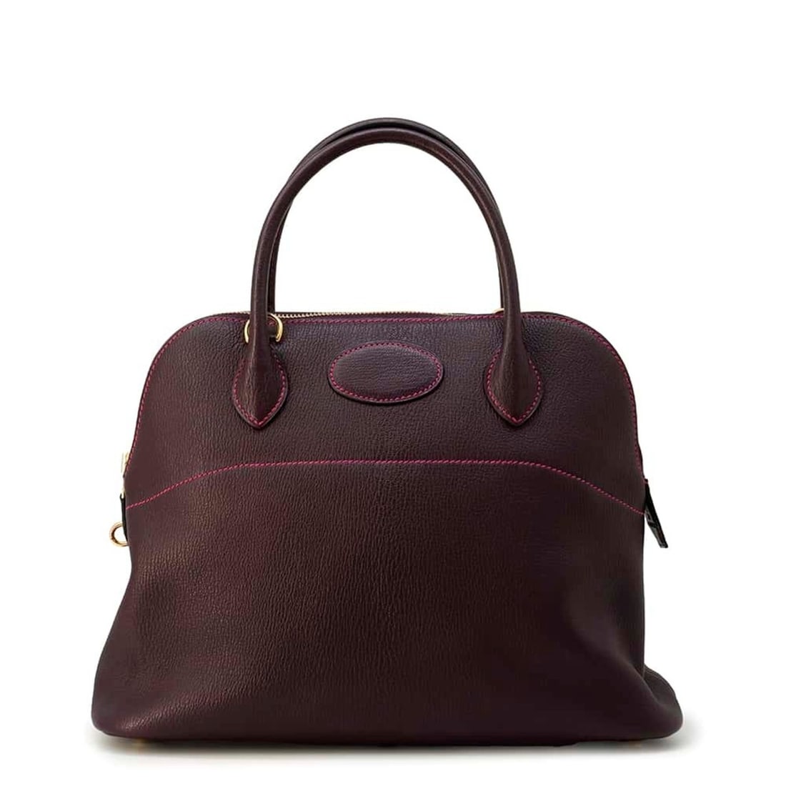 Hermes handbag Bolide 31 Verso Raisin Chevre Mysore D engraved 2way shoulder SPO: --- Catalog ---Category: SizeWeight: 640g / 1.41lb.Size (HxWxD): 24cm x 31cm x 12cm / 9.44'' x 12.2'' x 4.72''Strap Length: 112.5cm / 44.29''Category: DesignType: HandbagColor: RaisinGender: