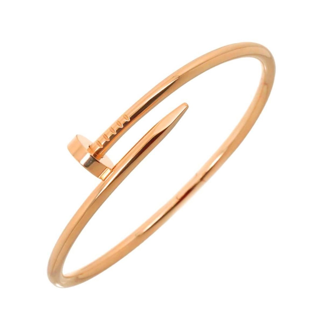 Cartier Juste Un Clou #18 Bracelet K18 PG Pink Gold 750: --- Catalog ---Category: SizeLength: 18cm / 7.08''Category: DesignType: Charm braceletGender: WomenMaterial: Pink gold (18K)Category: GeneralBrand: Cartier--- Item List ---Section: ConditionRanking: R