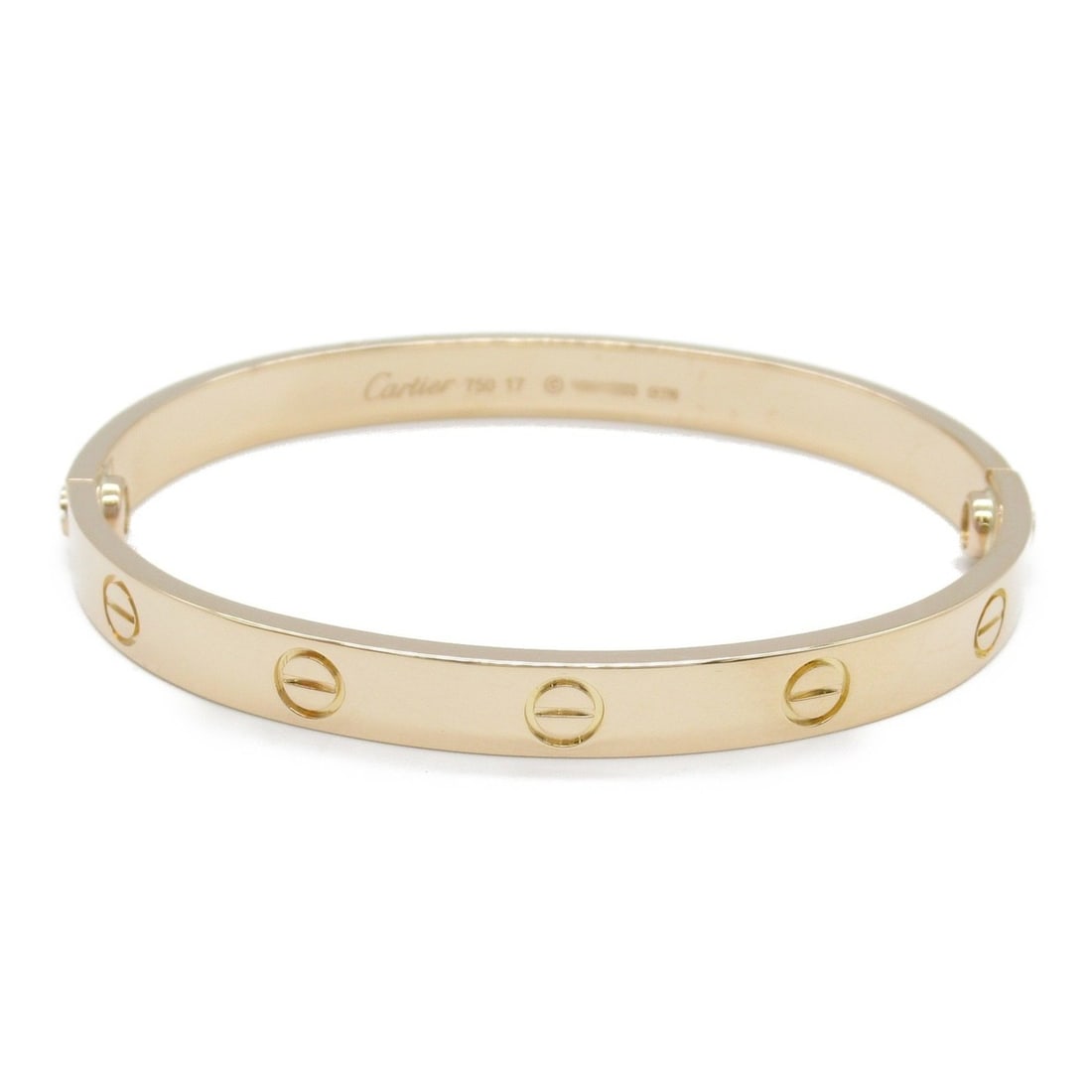 Cartier Love Bracelet, K18PG (pink gold), women's, gold (1 of 9)