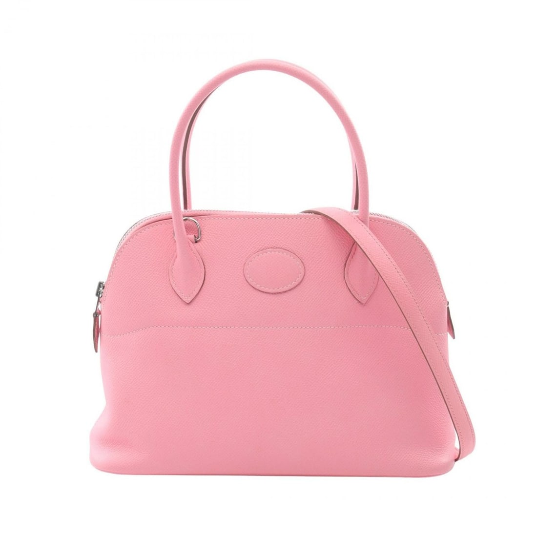 Hermes Hermès Bolide 27 Handbag, Leather, Epsom Women's, Pink, 041693CK: --- Catalog ---Category: SizeSize (HxWxD): 18.5cm x 26cm x 10cm / 7.28'' x 10.23'' x 3.93''Category: DesignType: HandbagColor: PinkGender: WomenMaterial: Ivory , Epsom leather Category: GeneralMPN: 04