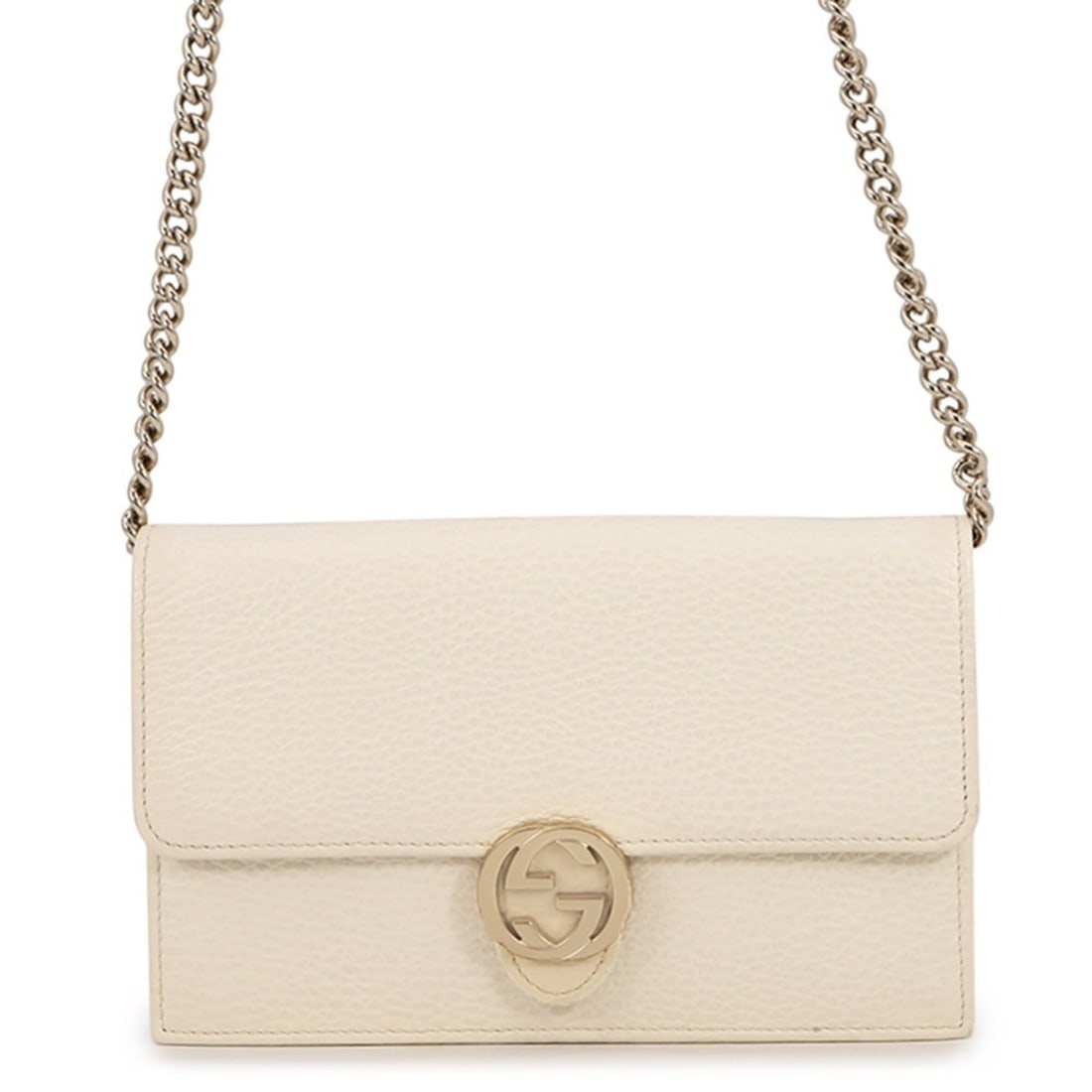 Gucci Chain Shoulder Wallet Interlocking GG Leather 615523 GUCCI Bag Women's WALLET (1 of 16)
