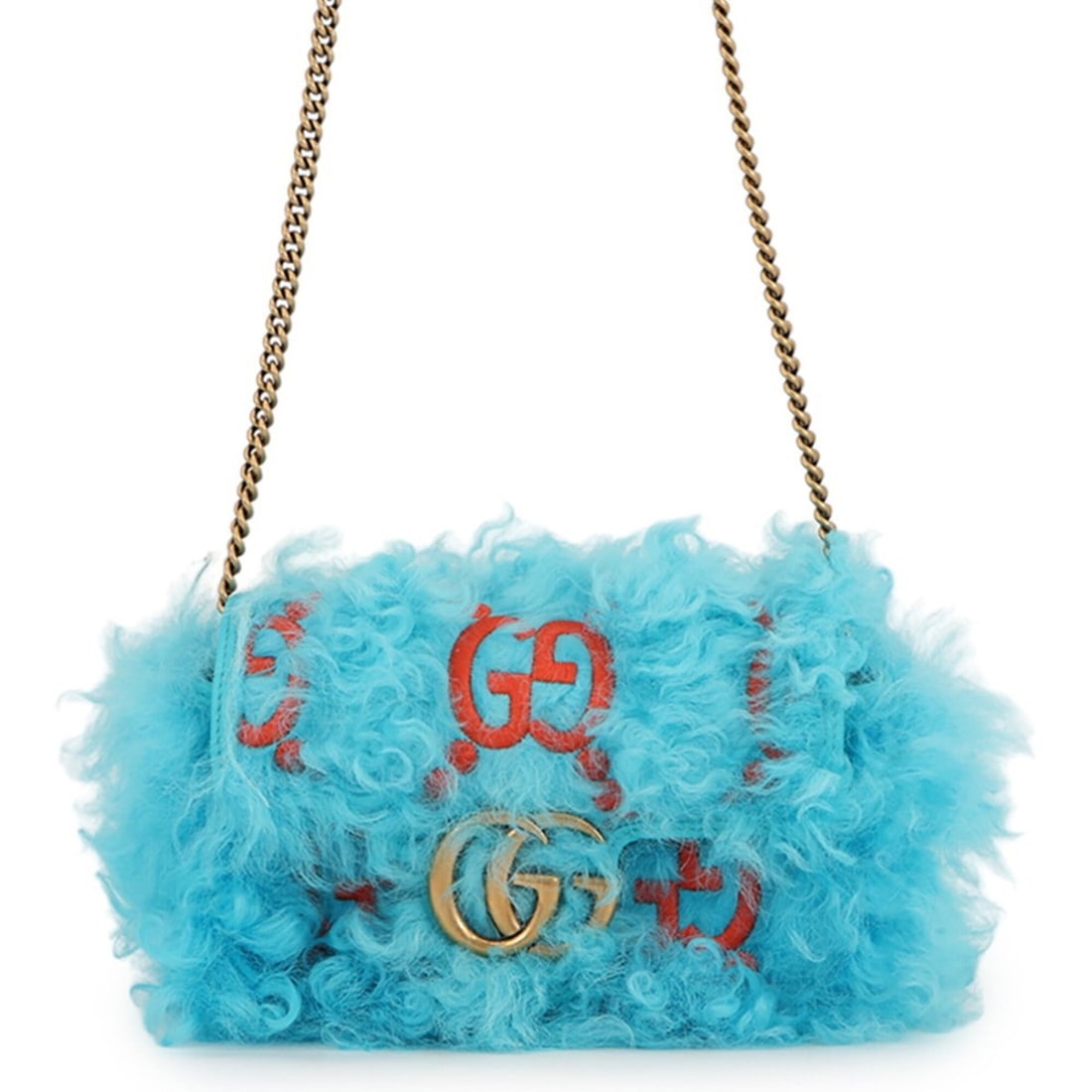 Gucci Chain Shoulder Bag GG Marmont Double G Fur Embroidery 476433 GUCCI Handbag Women's: --- Catalog ---Category: SizeSize (HxWxD): 15cm x 19cm x 4.5cm / 5.9'' x 7.48'' x 1.77''Category: DesignType: Handbag, Shoulder bagColor: Light blue, OrangeGender: WomenMaterial: Fur , Embroidery Cate