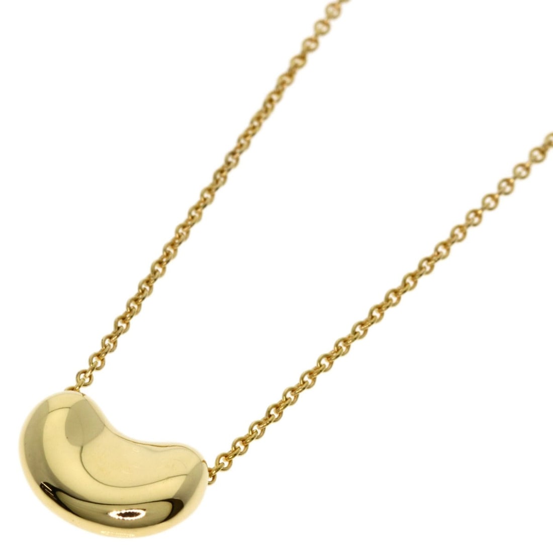 Tiffany Bean Necklace, 18K Yellow Gold, Women's, TIFFANY&Co. (1 of 15)