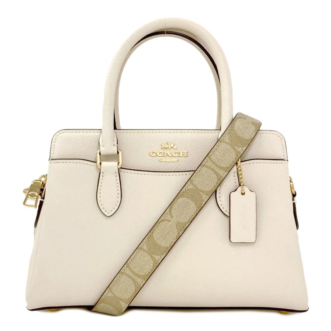 Coach CH502 Mini Darcy Carryall Signature 2-Way Handbag PVC Women's COACH (1 of 13)