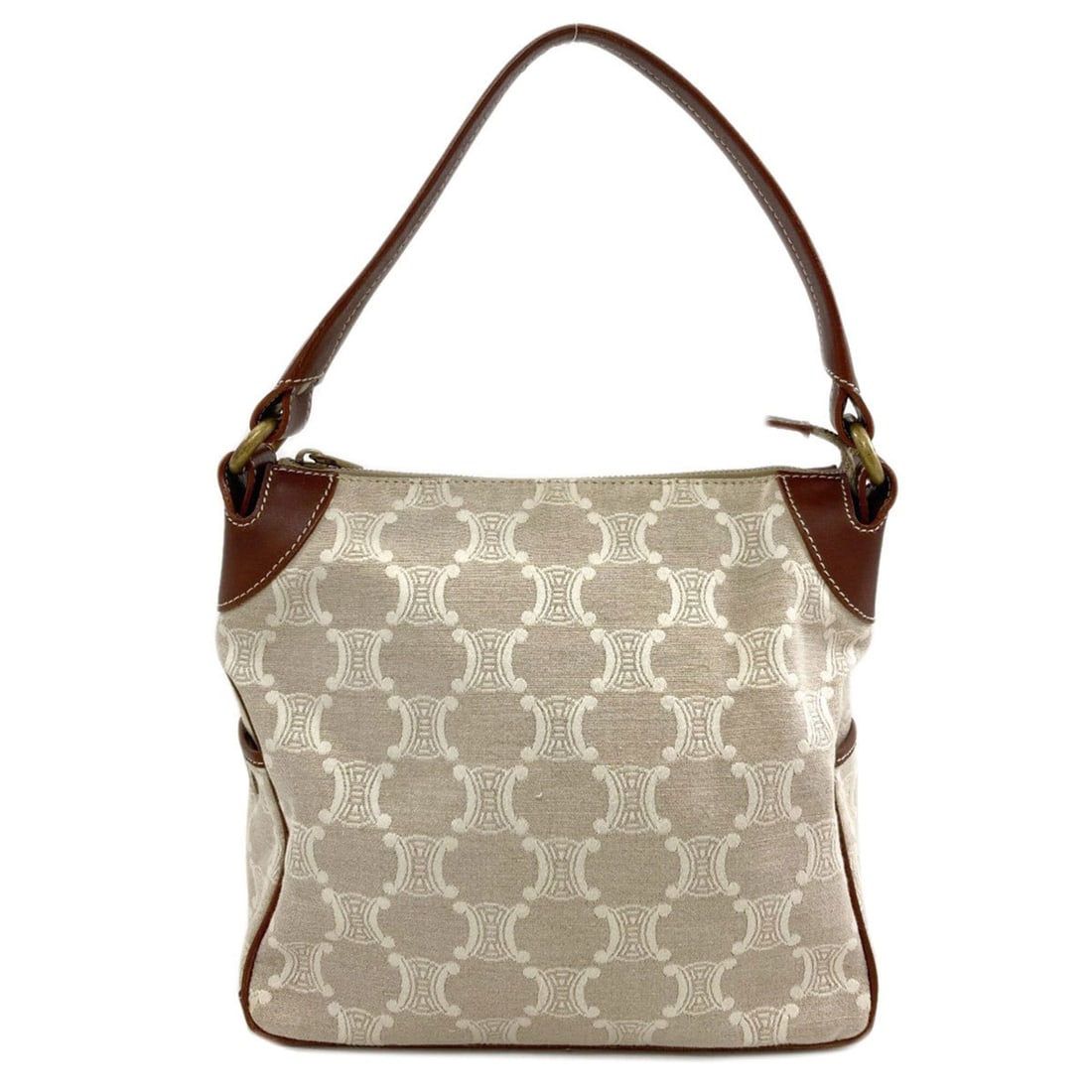 Celine Macadam Canvas Tote Bag for Women: --- Catalog ---Category: SizeSize (HxWxD): 23cm x 25cm x 13cm / 9.05'' x 9.84'' x 5.11''Category: DesignType: Tote bagColor: Beige, BrownGender: WomenMaterial: Canvas Category: GeneralBrand: Celine---