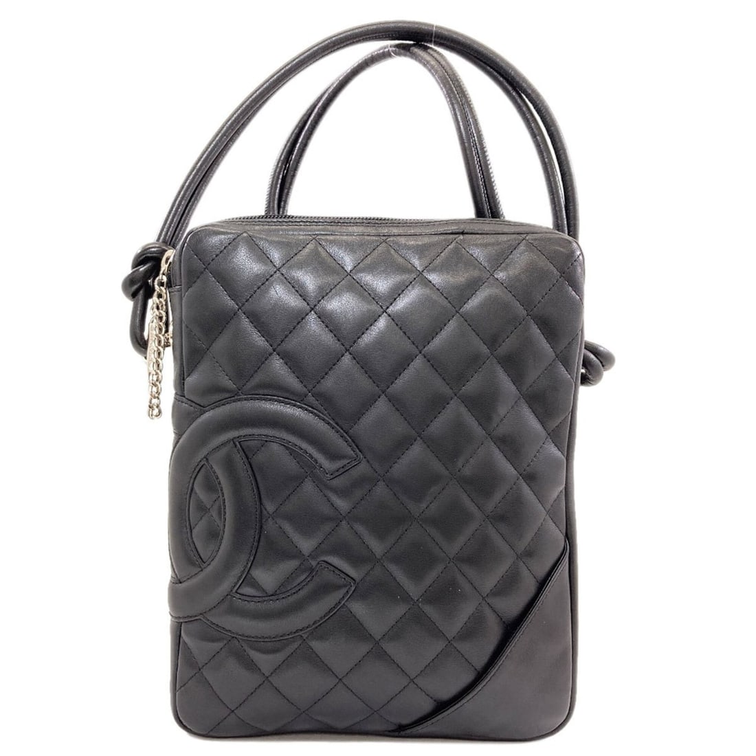 Chanel Cambon Line Shoulder Bag, Silver Hardware, Lambskin, Women's CHANEL (1 of 20)