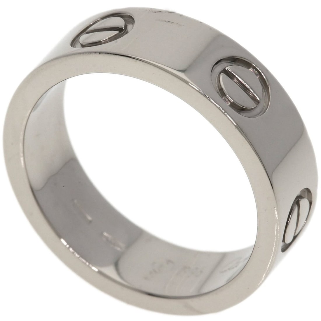 Cartier Love Ring #51, 18K White Gold, Women's Ring, CARTIER (1 of 20)