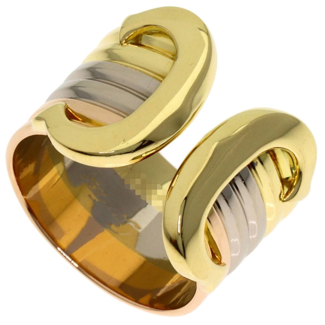 Cartier 2C LM #45 Ring, 18K Yellow Gold/18K Pink Gold, Women's.: --- Catalog ---Category: SizeJP Size: 5US Size: 3.5Category: DesignType: Band ringGender: WomenMaterial: Pink gold (18K), Yellow gold (18K)Category: GeneralBrand: Cartier--- Item List ---Section: Cond